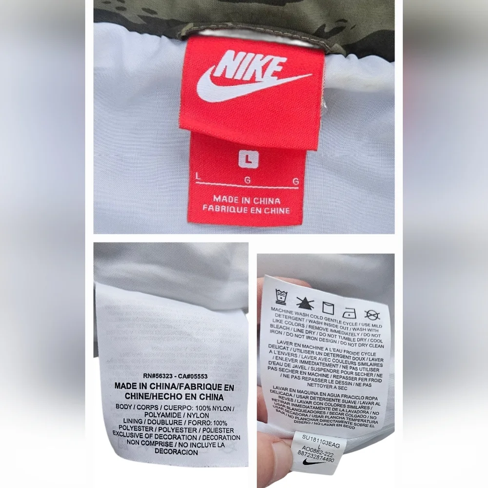 Nike | NSW AOP Vaporwave Swoosh Woven Half-Zip Jacket | Packable | Mens - Picture 16 of 16